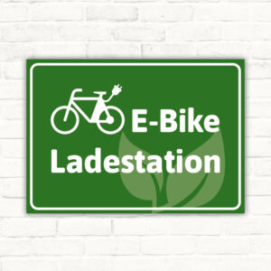 E-Bike Ladestation gruen