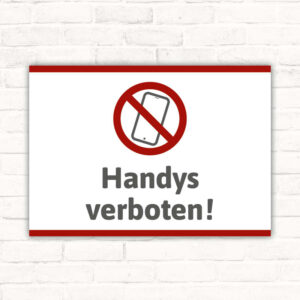 Schild Handys verboten
