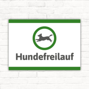 Schild Hundefreilauf
