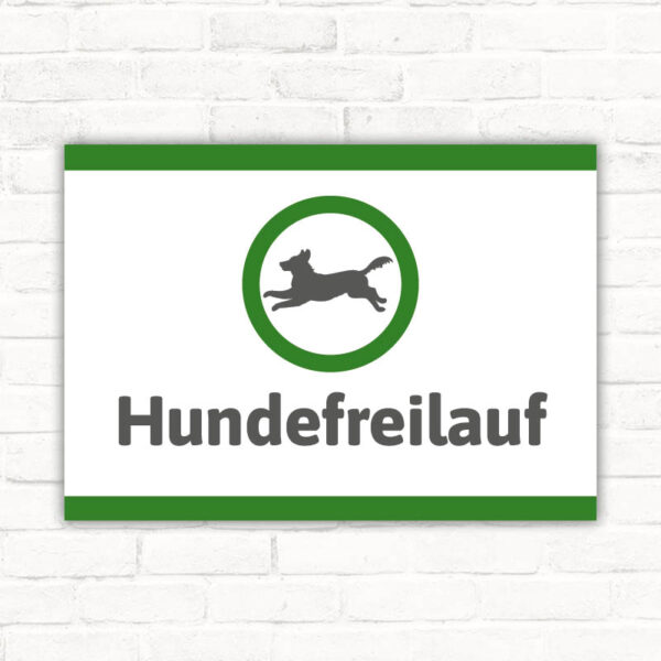 Schild Hundefreilauf