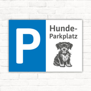 Schild Hundeparkplatz Parken Parkplatz