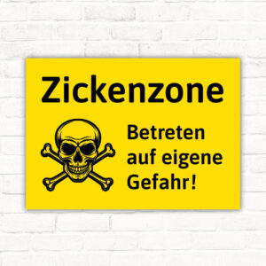 Schild Zickenzone - Betreten auf eigene Gefahr Kinderzimmer Schild Mädchen Tochter