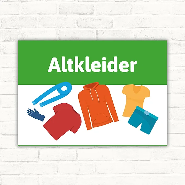 Altkleider Schild – Sammelstelle für Textilien