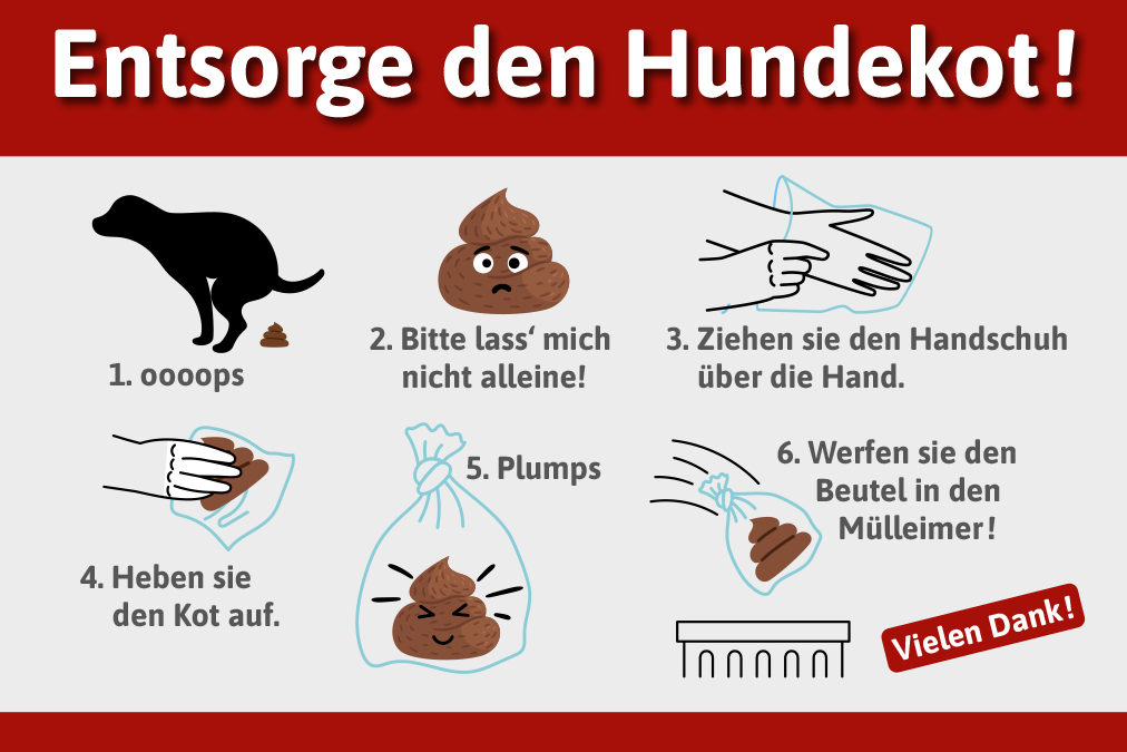 Hundekot Entsorgen Schild