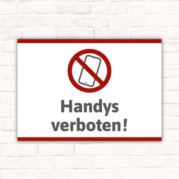 Schild Handys verboten