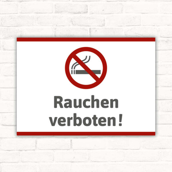 Schild Rauchen verboten