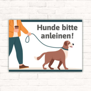 Hunde bitte anleinen