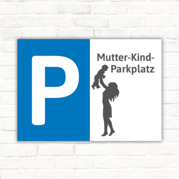Schild Mutter-Kind-Parkplatz Parken Familie