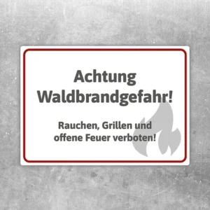 Aufkleber Video-Grundstück als klarer Hinweis für Eingänge, Tore und Zufahrten am Objekt.