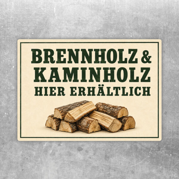 Brennholz kaminholz Aufkleber als Standard-Mockup mit gut lesbarem Motiv und klarer Beschriftung.