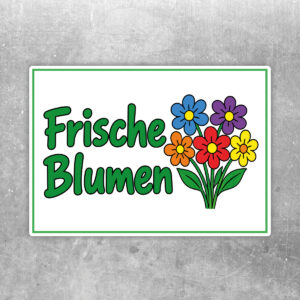 Frische Blumen Aufkleber