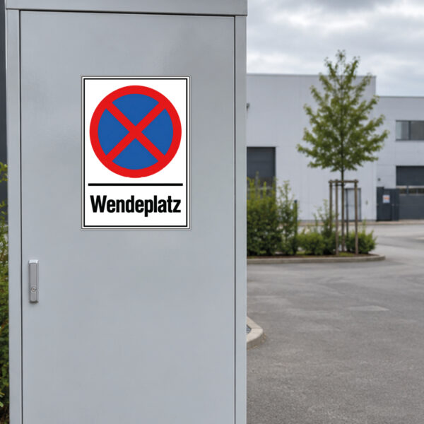 Wendeplatz Schild - Hochformat – Bild 2