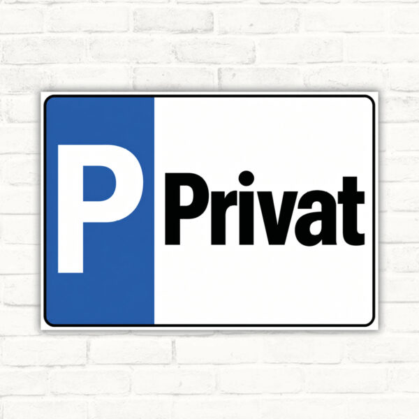 Originalmotiv: P Privat als Schild